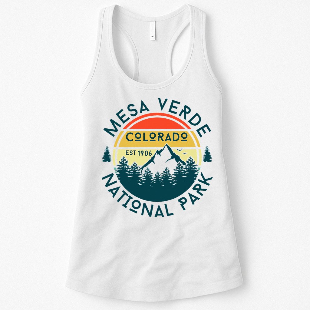 Mesa Verde National Park Colorado Nature Hiking Outdoors Womens Tank Top