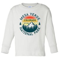 Mesa Verde National Park Colorado Nature Hiking Outdoors Toddler Long Sleeve Shirt