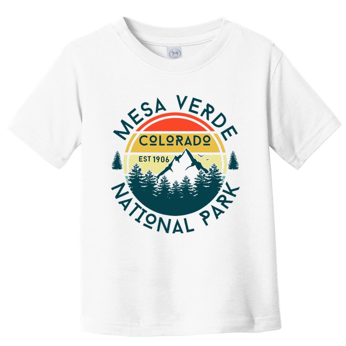 Mesa Verde National Park Colorado Nature Hiking Outdoors Toddler T-Shirt