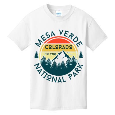 Mesa Verde National Park Colorado Nature Hiking Outdoors Kids T-Shirt