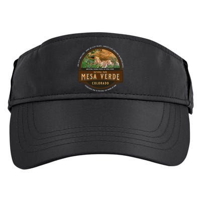 Mesa Verde National Park Colorado Cliff Dwelling Souvenir Adult Drive Performance Visor