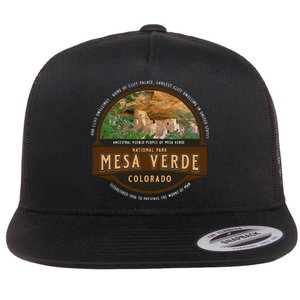 Mesa Verde National Park Colorado Cliff Dwelling Souvenir Flat Bill Trucker Hat