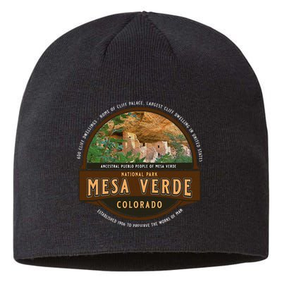 Mesa Verde National Park Colorado Cliff Dwelling Souvenir Sustainable Beanie