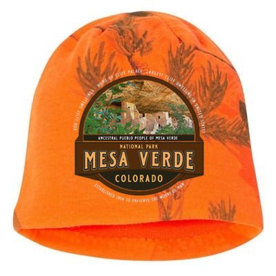 Mesa Verde National Park Colorado Cliff Dwelling Souvenir Kati - Camo Knit Beanie