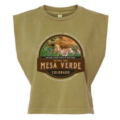 Mesa Verde National Park Colorado Cliff Dwelling Souvenir Garment-Dyed Women's Muscle Tee