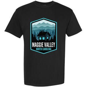 Maggie Valley North Carolina Cabin Garment-Dyed Heavyweight T-Shirt