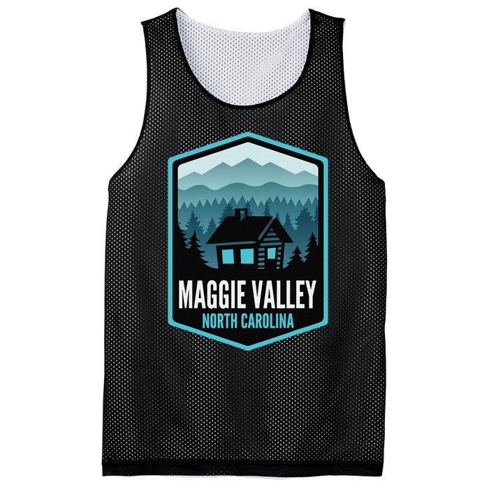 Maggie Valley North Carolina Cabin Mesh Reversible Basketball Jersey Tank