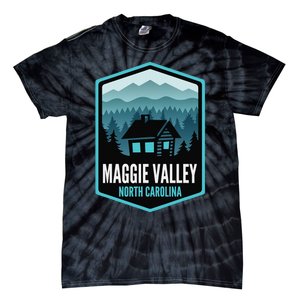 Maggie Valley North Carolina Cabin Tie-Dye T-Shirt