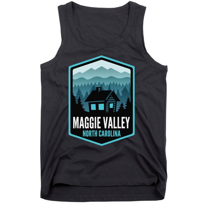 Maggie Valley North Carolina Cabin Tank Top