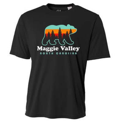 Maggie Valley North Carolina Mountain Town Vacation Cooling Performance Crew T-Shirt