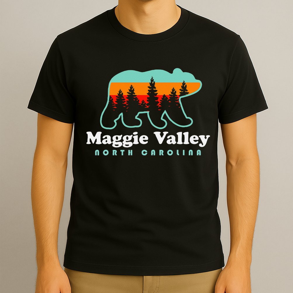 Maggie Valley North Carolina Mountain Town Vacation T-Shirt