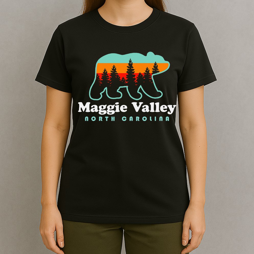 Maggie Valley North Carolina Mountain Town Vacation T-Shirt