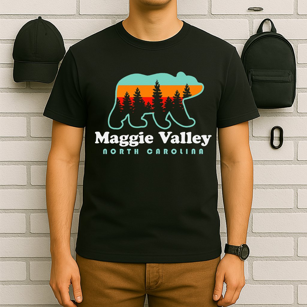 Maggie Valley North Carolina Mountain Town Vacation T-Shirt