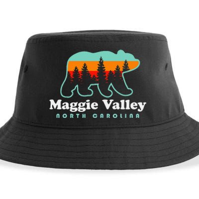 Maggie Valley North Carolina Mountain Town Vacation Sustainable Bucket Hat