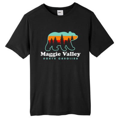 Maggie Valley North Carolina Mountain Town Vacation Tall Fusion ChromaSoft Performance T-Shirt