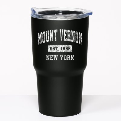 Mount Vernon New York Ny Vintage Established Sports Tumbler