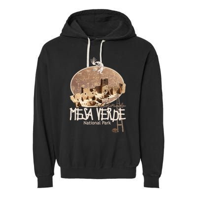 Mesa Verde National Park Colorado Souvenir Anasazi Ruins Garment-Dyed Fleece Hoodie