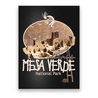 Mesa Verde National Park Colorado Souvenir Anasazi Ruins Poster