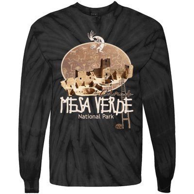 Mesa Verde National Park Colorado Souvenir Anasazi Ruins Tie-Dye Long Sleeve Shirt