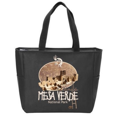 Mesa Verde National Park Colorado Souvenir Anasazi Ruins Zip Tote Bag