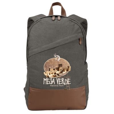 Mesa Verde National Park Colorado Souvenir Anasazi Ruins Cotton Canvas Backpack