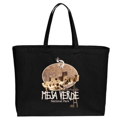 Mesa Verde National Park Colorado Souvenir Anasazi Ruins Cotton Canvas Jumbo Tote