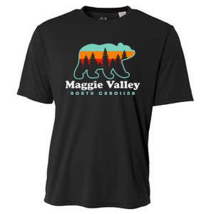 Maggie Valley North Carolina Mountain Town Vacation Cooling Performance Crew T-Shirt