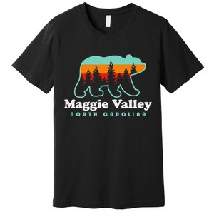 Maggie Valley North Carolina Mountain Town Vacation Premium T-Shirt