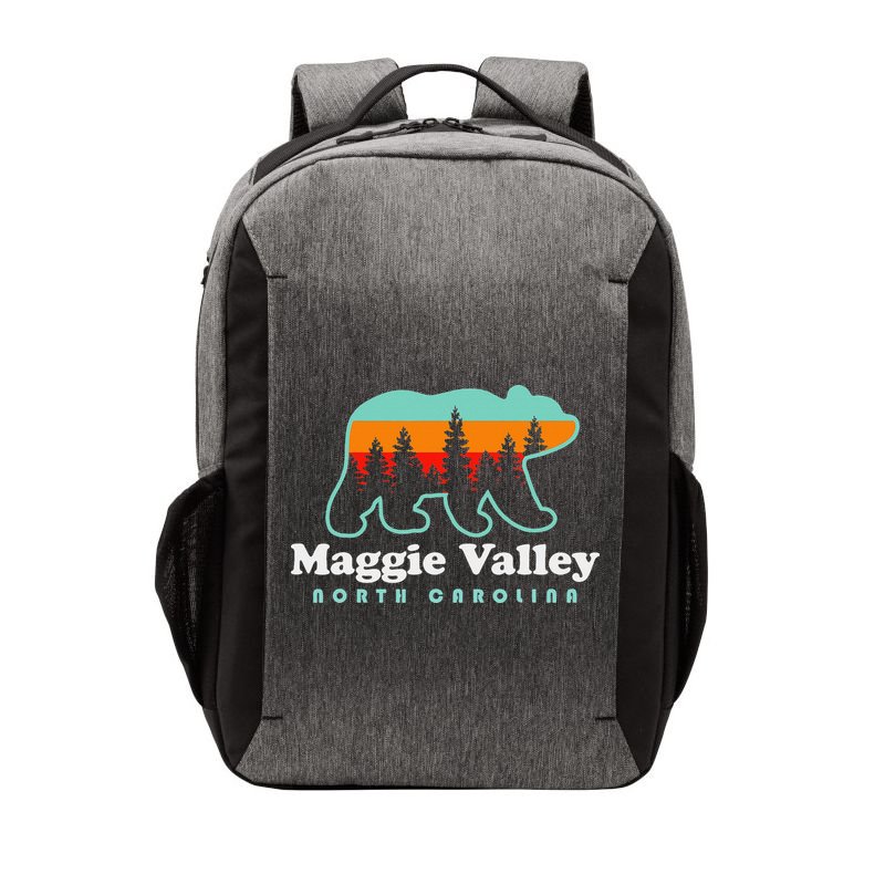 Maggie Valley North Carolina Mountain Town Vacation Vector Backpack