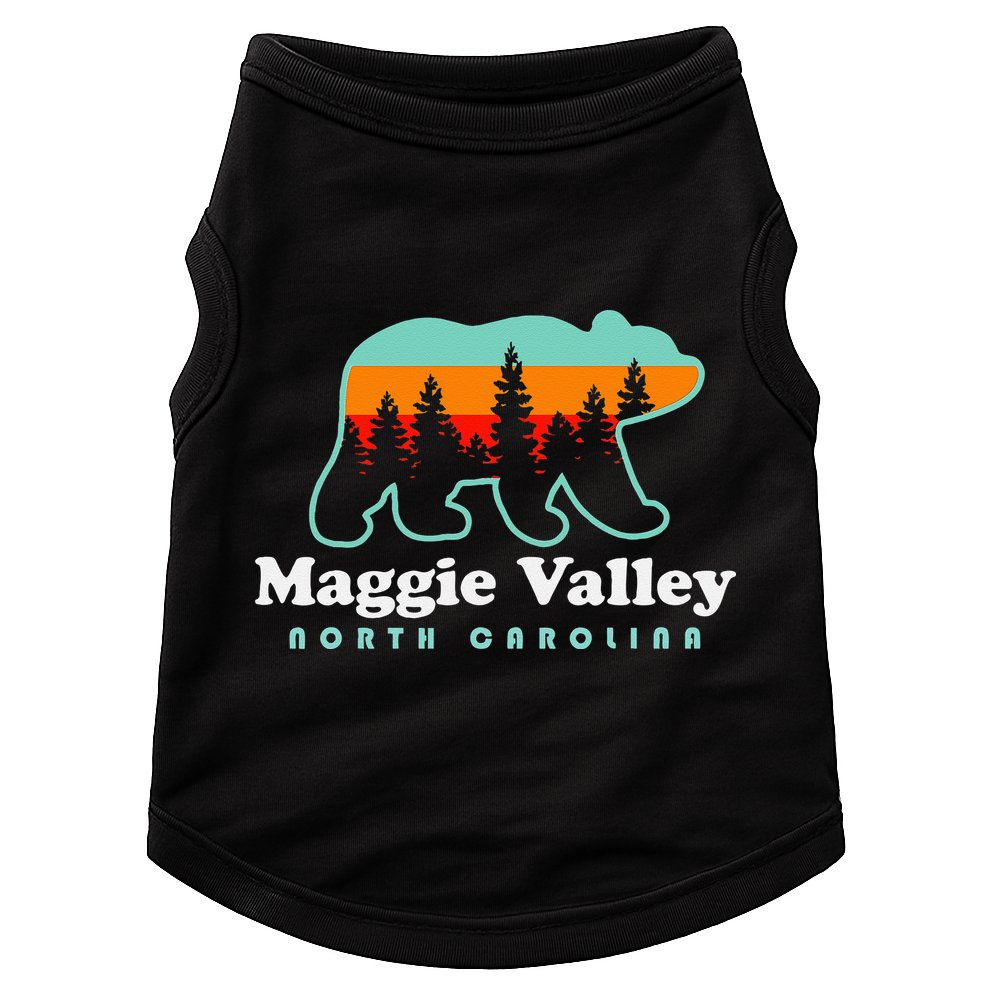 Maggie Valley North Carolina Mountain Town Vacation Doggie Tank