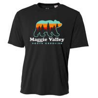 Maggie Valley North Carolina Mountain Town Vacation Cooling Performance Crew T-Shirt