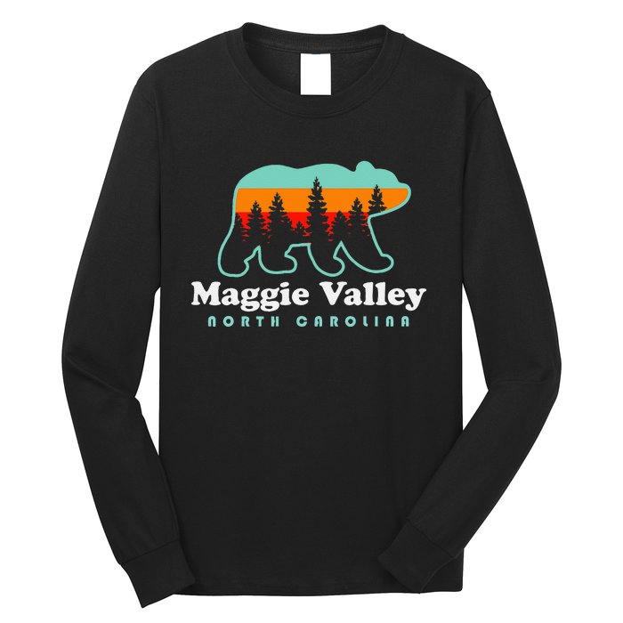 Maggie Valley North Carolina Mountain Town Vacation Long Sleeve Shirt