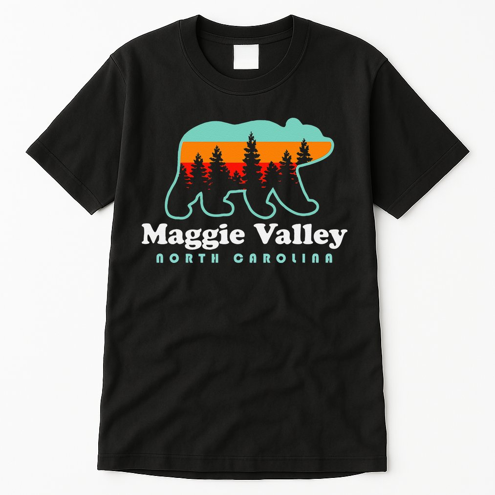 Maggie Valley North Carolina Mountain Town Vacation Tall T-Shirt