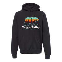 Maggie Valley North Carolina Mountain Town Vacation Premium Hoodie