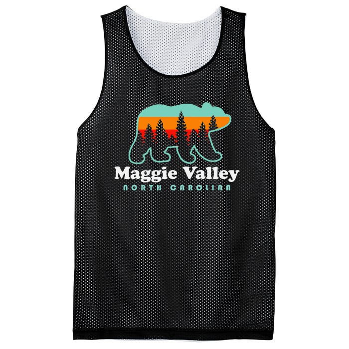 Maggie Valley North Carolina Mountain Town Vacation Mesh Reversible Basketball Jersey Tank