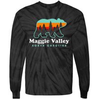 Maggie Valley North Carolina Mountain Town Vacation Tie-Dye Long Sleeve Shirt