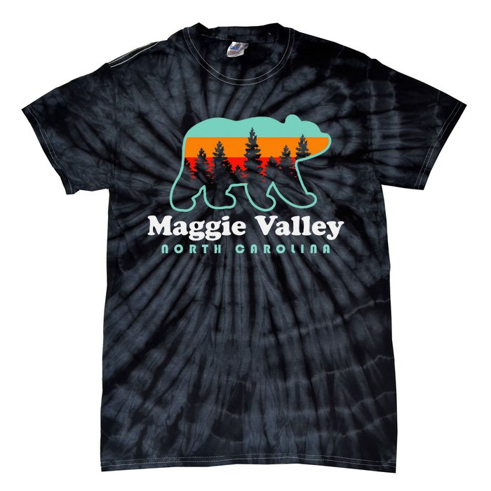 Maggie Valley North Carolina Mountain Town Vacation Tie-Dye T-Shirt