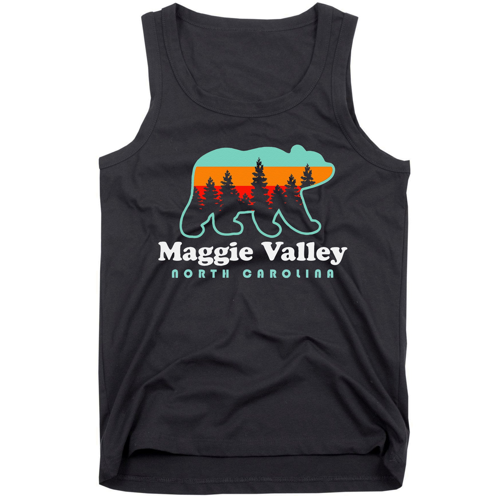 Maggie Valley North Carolina Mountain Town Vacation Tank Top