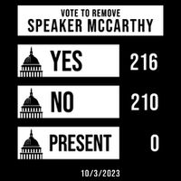 McCarthy Voted Out Political Poll Cropped Pullover Crew