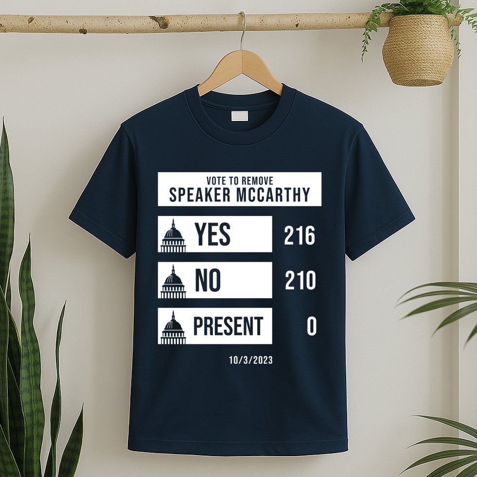 McCarthy Voted Out Political Poll T-Shirt