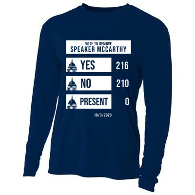 McCarthy Voted Out Political Poll Cooling Performance Long Sleeve Crew