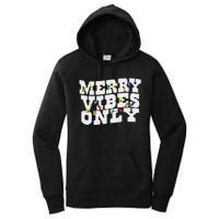 Merry Vibes Only Christmas Light Women's Pullover Hoodie