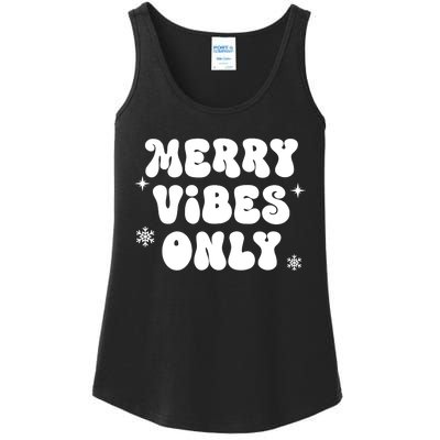 Merry Vibes Only ShirtChristmas Family PajamasMerry Vibes Ladies Essential Tank