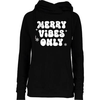 Merry Vibes Only ShirtChristmas Family PajamasMerry Vibes Womens Funnel Neck Pullover Hood