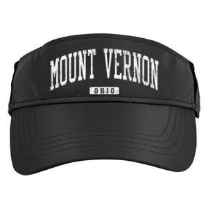 Mount Vernon Ohio Oh Js03 College University Style Adult Drive Performance Visor