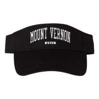 Mount Vernon Ohio Oh Js03 College University Style Valucap Bio-Washed Visor