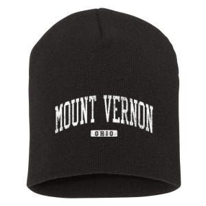 Mount Vernon Ohio Oh Js03 College University Style Short Acrylic Beanie