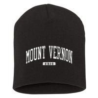 Mount Vernon Ohio Oh Js03 College University Style Short Acrylic Beanie