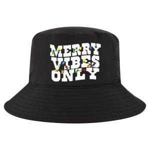 Merry Vibes Only Christmas Light Cool Comfort Performance Bucket Hat