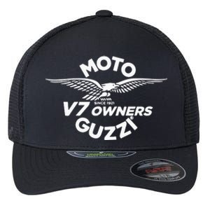 Moto V7 Owners Guzzi Flexfit Unipanel Trucker Cap